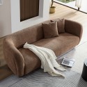 2 Piece Set Sofa Couch,modern boucle loveseat & accent chair for Living room 